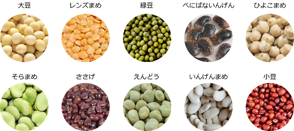第1回 豆類の分類と栄養｜栄養コラム｜ニップン栄養情報サイト｜株式 ...