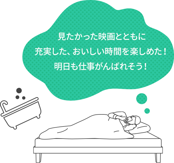 見たかった映画とともに充実した、おいしい時間を楽しめた!明日も仕事がんばれそう!