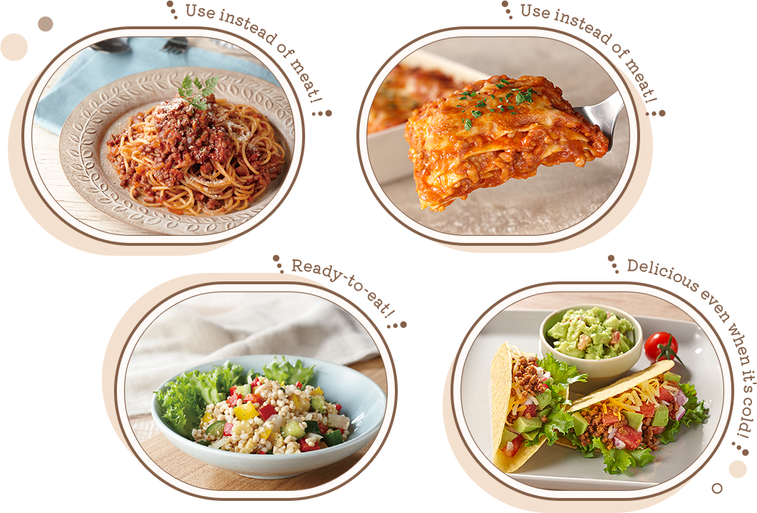 Sample menu images