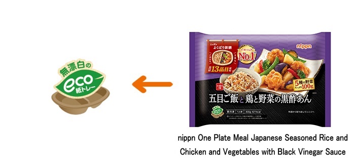 nippn One Plate Meal Japanese Seasoned Rice and Chicken and Vegetables with Black Vinegar Sauce