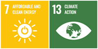 7 Affordable and Clean Energy, 13 Climate Action
