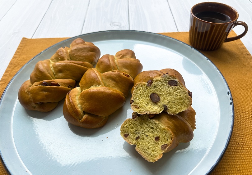 抹茶豆パン