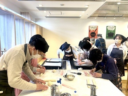 株主様の調理実習3