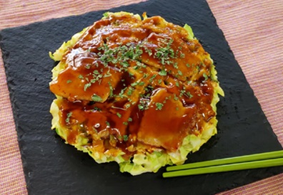 米粉のお好み焼き