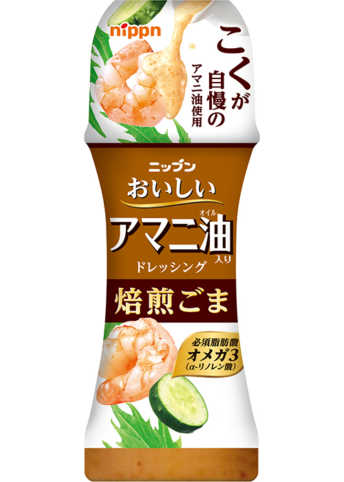 ニップン　おいしいアマニ油入りドレッシング　焙煎ごま　150ml
