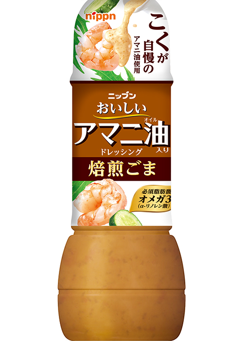 ニップン　おいしいアマニ油入りドレッシング　焙煎ごま　300ml
