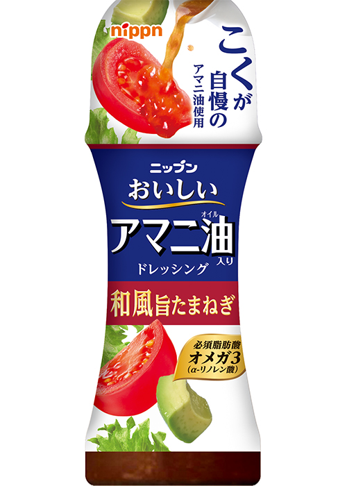 ニップン　おいしいアマニ油入りドレッシング　和風旨たまねぎ　150ml
