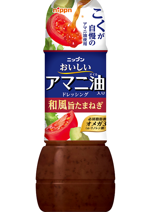 ニップン　おいしいアマニ油入りドレッシング　和風旨たまねぎ　300ml