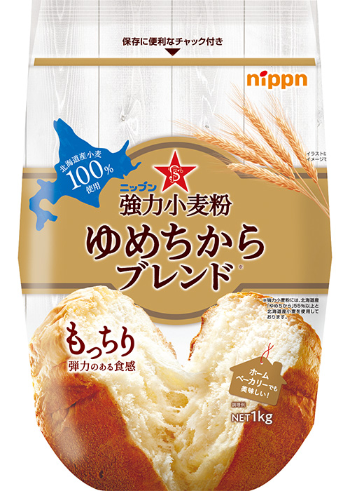 ニップン　強力小麦粉　ゆめちからブレンド