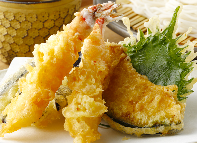 天ぷら盛り合わせと更科そばのレシピ 30分 812kcal 株式会社ニップン