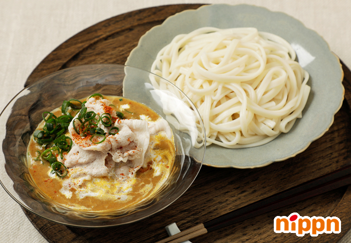 冷やしクリームカレーうどん