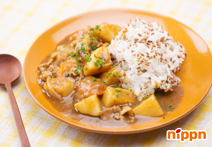 いつものカレーもアマ二ライスでひと味違う美味しさに！ごろごろ野菜のヘルシーカレー